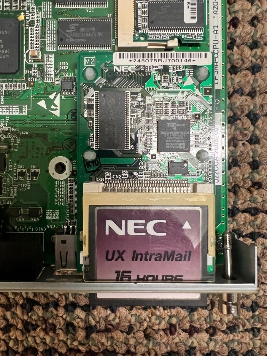 NEC UX5000 Central Main Processor IP3NA-CCPU-A1 0911001 w/16 NEC UX5000 Central Main Processor IP3NA-CCPU-A1 0911001 w/16