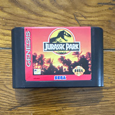 SEGA Jurassic Park Sega Genesis Jurassic Park Series Video Game Cartridge