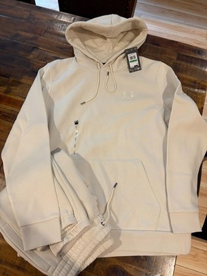 Under Armour UA Icon Fleece Hoodie & Jogger Set Men's L AVY NWT