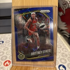 Brittney Sykes 2025 Panini Prizm WNBA Blue Velocity Prizm #121