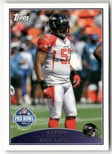 2009 TOPPS #307 RAY LEWIS BALTIMORE RAVENS