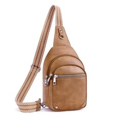 Anti Theft Crossbody Bags for Women Travel Chest Sling Bag Leather RFID Purse...