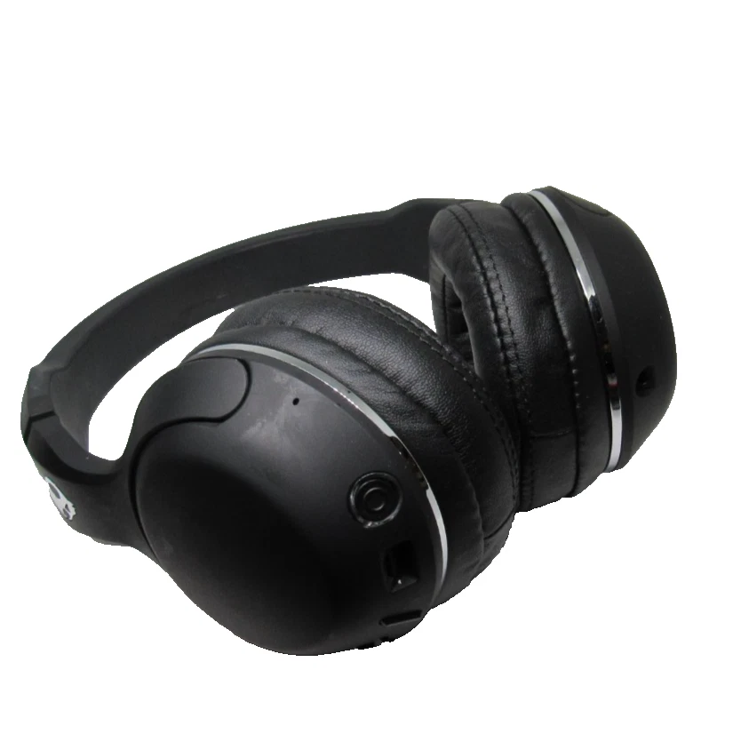 Skullcandy Auriculares Inalámbricos Bluetooth Sobre la Oreja - Negros - Plegables con Micrófono Foto 4 de 4
