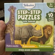 40-Piece Jigsaw Puzzle for Kids - Montessori Wild Animals Educational Toy