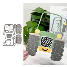 Tractor Metal Cutting Dies Stencil Embossing Album Card Scrapbooking Paper Craft