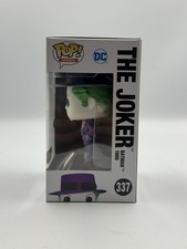 Figura de vinilo metálico Funko Pop The Joker #337 Batman 1989 DC Comics GameStop