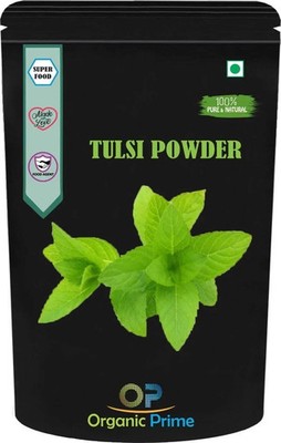 Organic Prime Pure Tulsi Leaf Powder (Holy Basil) - Immune & Stress Support