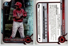 Yerlin Confidan 2022 Bowman Chrome Mojo Refractor BCP-187 Reds 1st