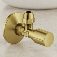 Grohe Eckventil 22037 1/2X3/8'' Rosette Metallgriff Cool Sunrise GebüRstet