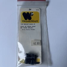 Weaver 48024 Top Mount Scope Base #24-BRNO ZB 22 Hornet 218 Bee, Savage Mark II