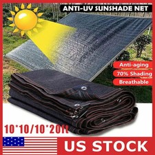 70 Black Shade Cloth Fabric Resistant UV Cover for Greenhouse Pergola Canopy
