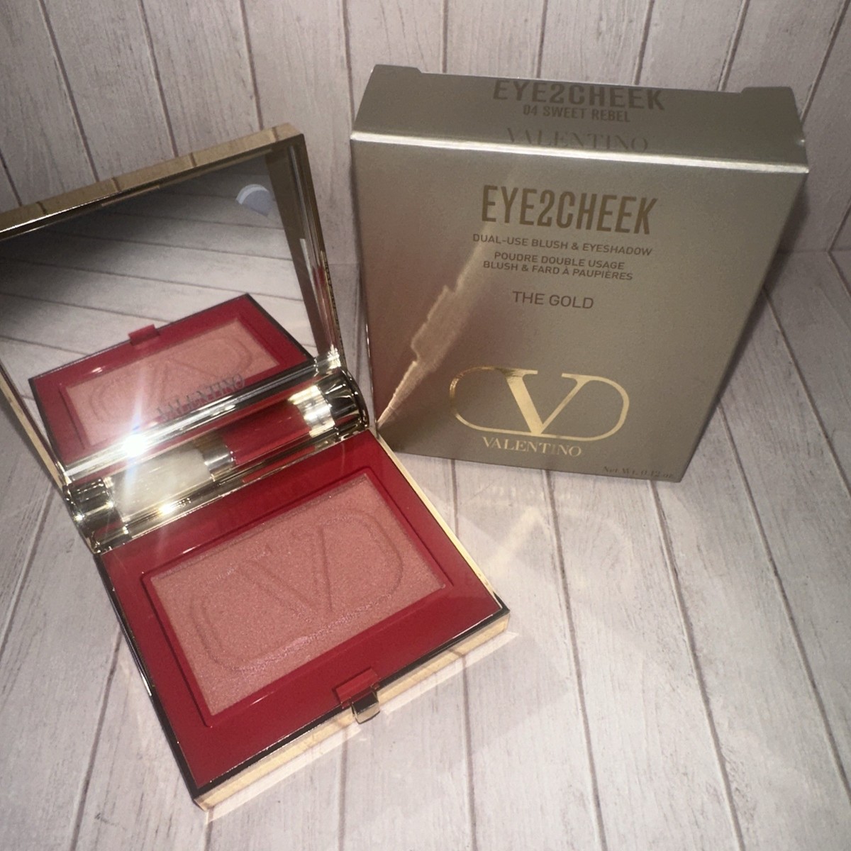 Valentino Eye2Cheek Blush & Eyeshadow 04 Sweet Rebel | MSRP $57