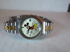 Disney Womens Seiko Lorus Vintage Mickey Mouse Watch (Fluted Bez)-(Date)-HTF-New