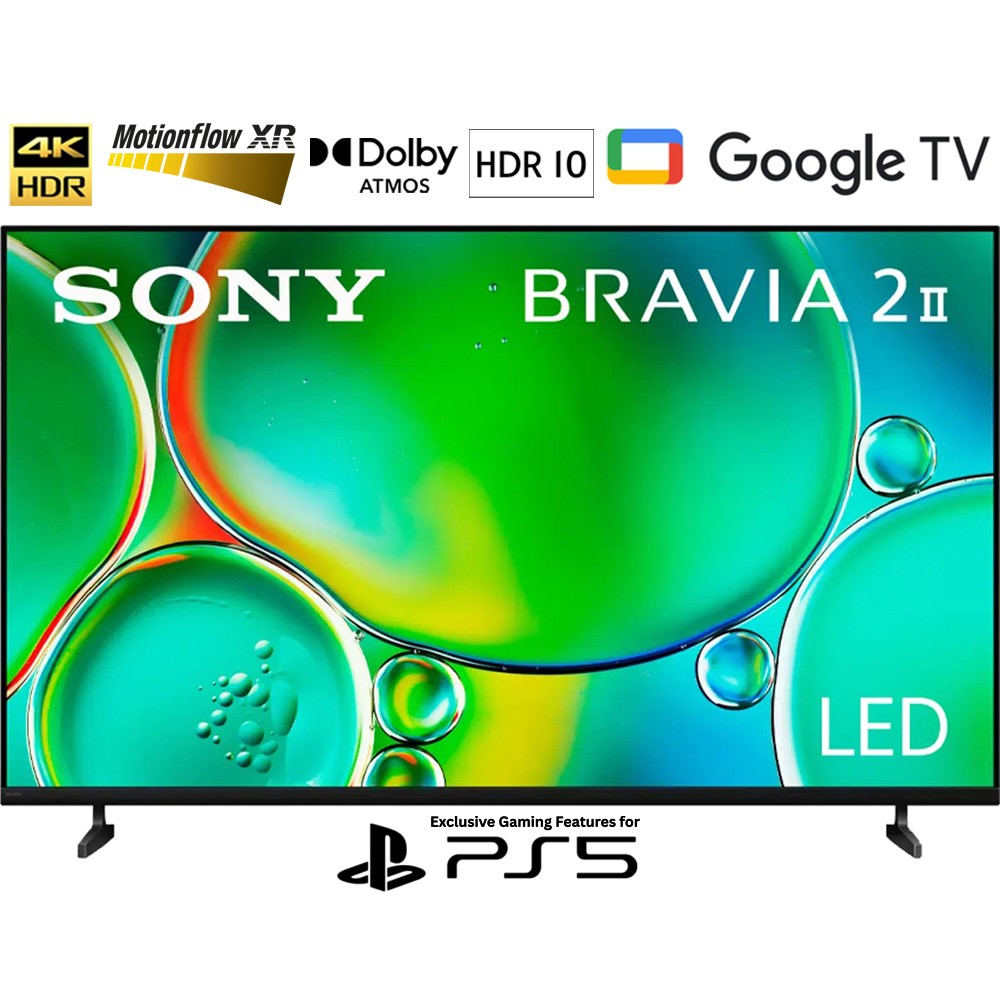 Sony BRAVIA 2 II 75 inch class 4K HDR Smart LED Google TV 20