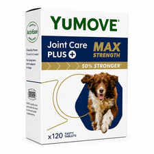 4 Pack YuMOVE Senior Dog MAX Strength Joint Care Plus Supplements 480 Tablets
