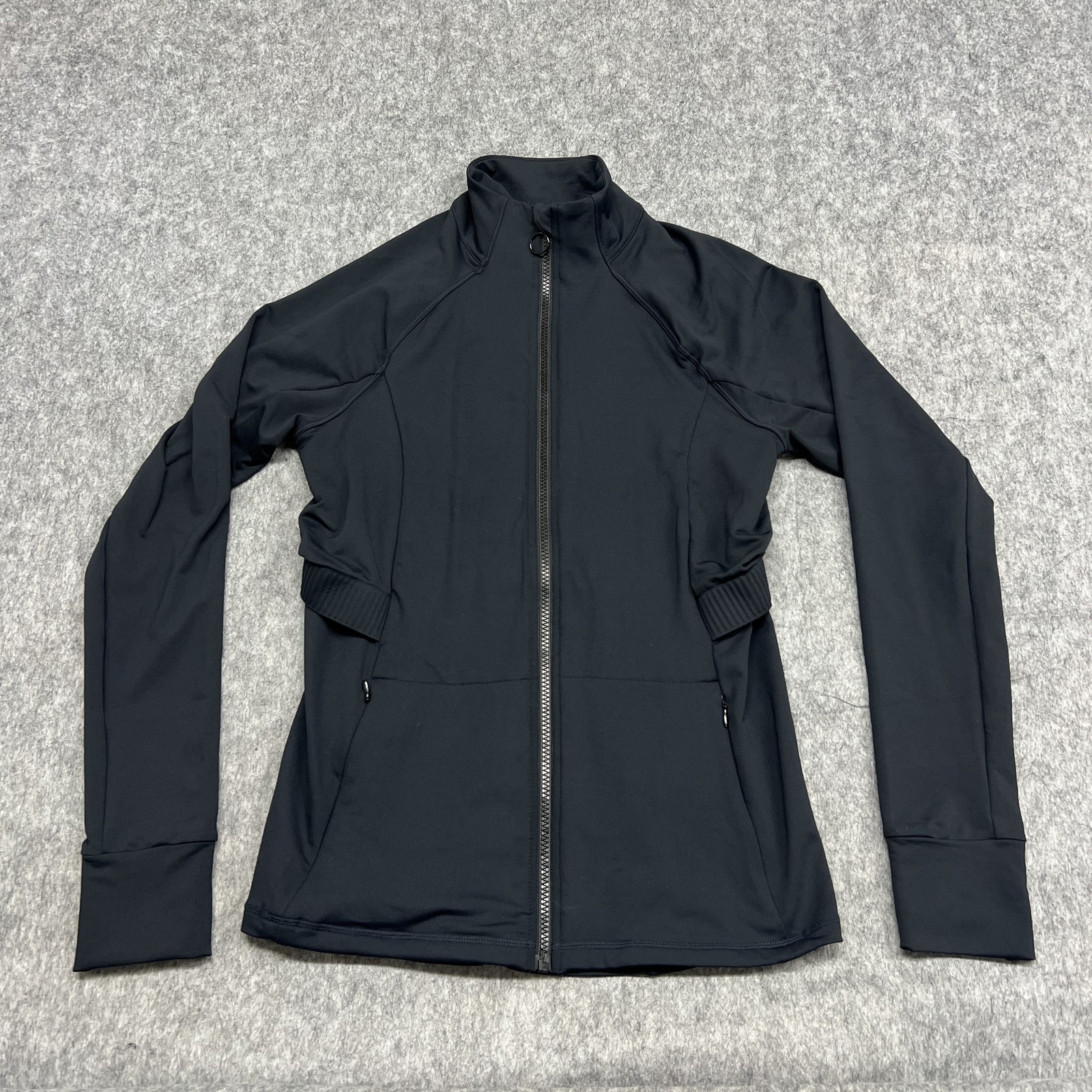 Fabletics Jacket Womens Small Black Trinity Long … - image 8