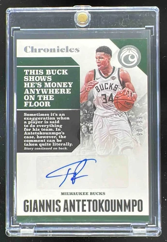 2017 Chronicles Autographs #CA-GAK Giannis Antetokounmpo Autograph Auto /99