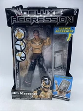 Rey Mysterio Best of 2009 Deluxe Aggression Jakks Pacific WWE WWF Wrestling READ