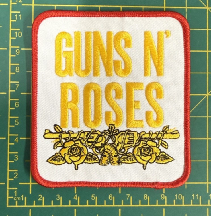 Guns And Roses Name And pistols Sew Or Iron On Patch Officially Licensed