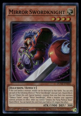 Yugioh Mirror Swordknight DUNE-EN006 Super Rare 1st Edition NM
