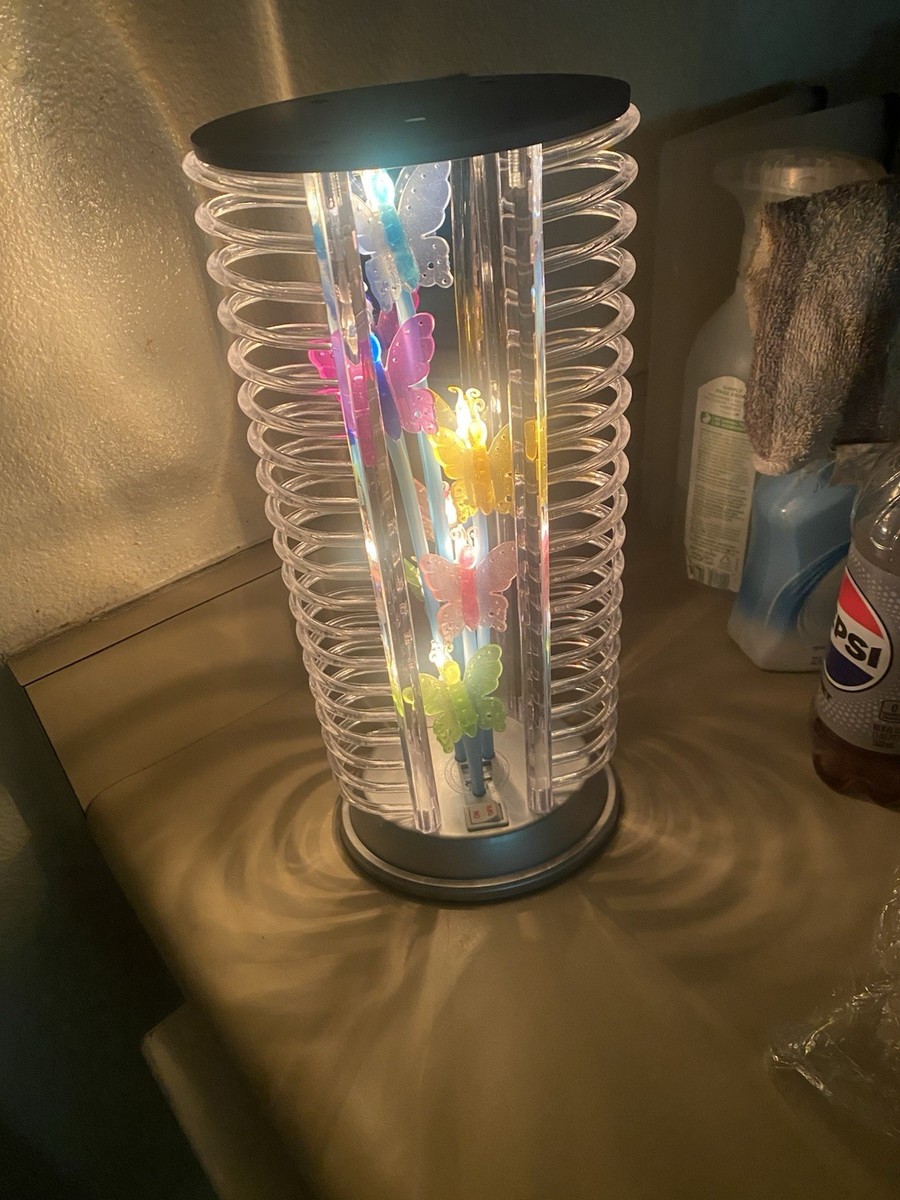 Vintage 90s light CD Tower Lamp CD Rack Holder RARE Brand New In