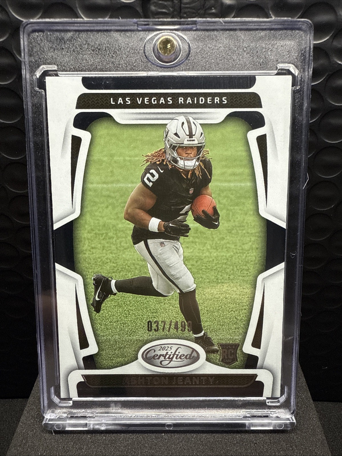 2025 Panini Certified Ashton Jeanty #125 Rookie /499 - Las Vegas Raiders RC