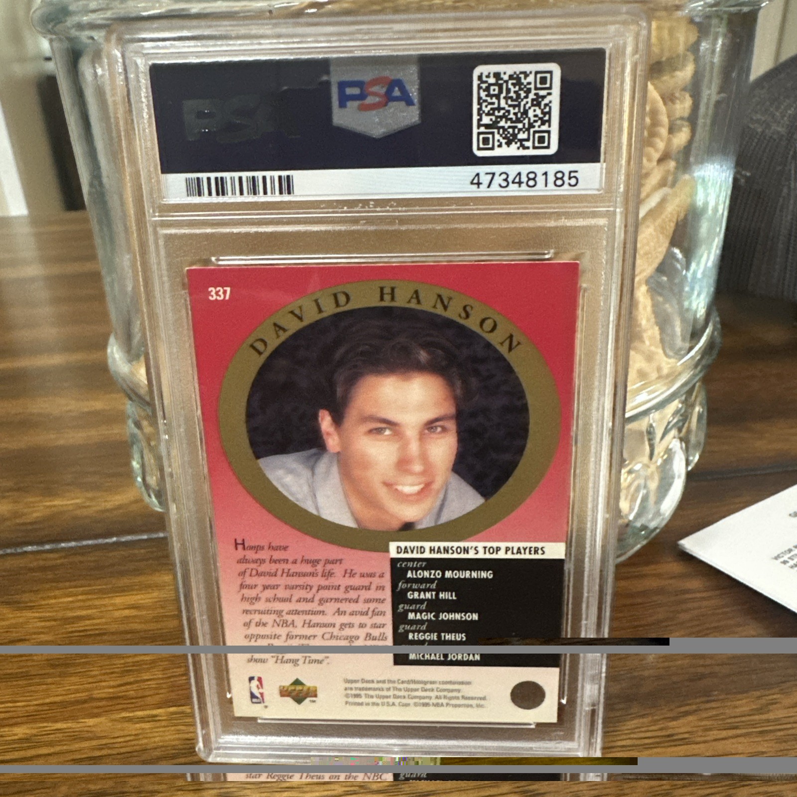 1995-96 Upper Deck - Major Attractions Michael Jordan #337 (RC) view 2
