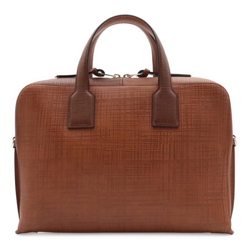 LOEWE Bag: Business Brown W38.5H27D8cm w/dust bag;