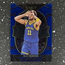 Klay Thompson BLUE RETAIL BASE 2022-23 Panini Select #19 Golden State Warriors