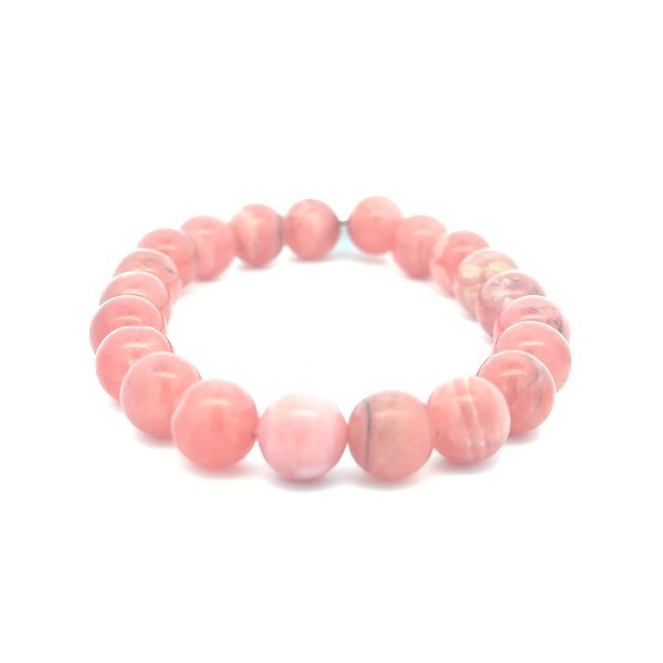 Rhodochrosite & Pink Opal Beaded Bracelet