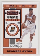 2019-20 Panini Contenders Game Ticket Purple 23/49 DeAndre Ayton #23 0c6