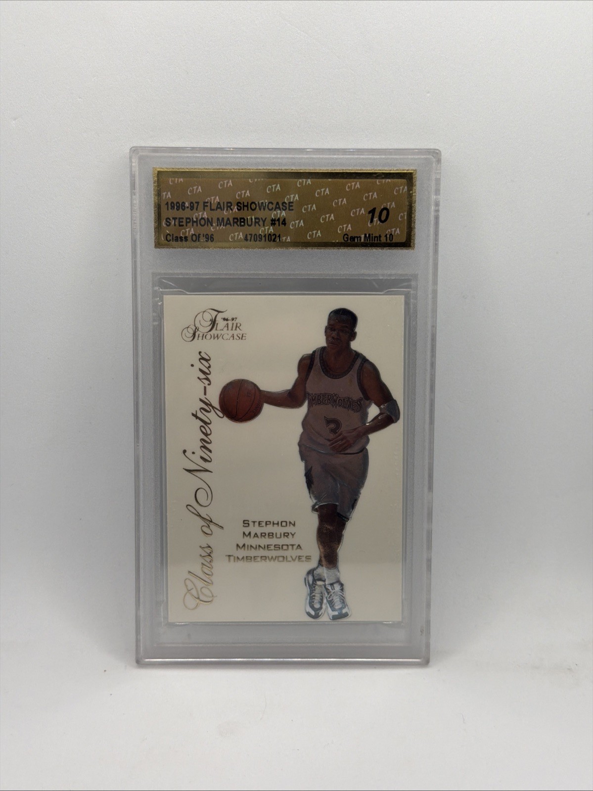 1996-97 Flair Showcase - Class of Ninety-Six Stephon Marbury #14 (RC) Gem 10💎
