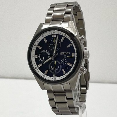SEIKO Timetimer SBED011 Black Case Size 4cm Unisex Used Watch #61116
