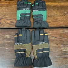 Kids Snow Ski Gloves Wind proof Water Resistance Wind Proof Size 4 To 6 2 Pair
