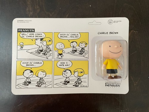 New Peanuts SDCC 2019 ReAction Super 7 Charlie Brown Unpunched