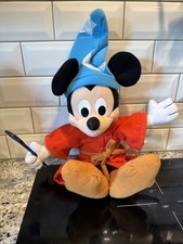 Vintage 1990 Disney Playskool Mickey Mouse Sorcerer's Apprentice Fantasia Plush