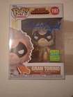 FUNKO POP CHARLES CAMPBELL as GRAN TORINO MY HERO ACADEMIA #1161 SIGNED AUTO COA