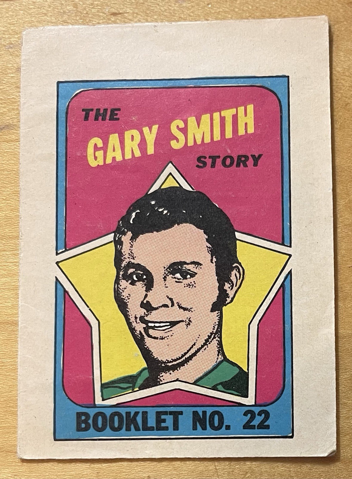1971-72 O-Pee-Chee The Gary Smith Booklet Insert #22 Golden Seals EX