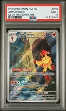 2023 POKEMON SVI EN-SCARLET & VIOLET ILLUSTRATION RARE #203 ARMAROUGE PSA 9