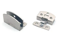  [4 pcs]] Cabinet Glass Door Hinge Bathroom Clip Frameless Glass Door Cabinet 