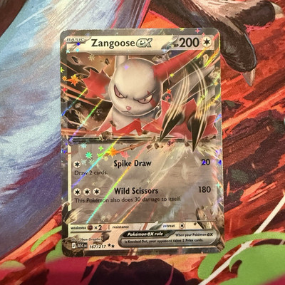 Pokémon Zangoose ex 167/217 ME: Ascended Heroes
