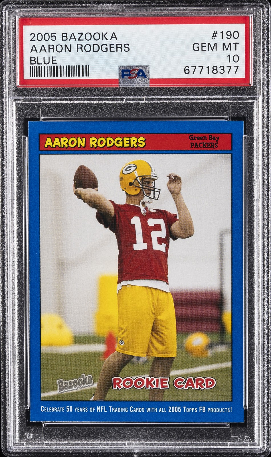 Aaron Rodgers Bazooka #190 Blue