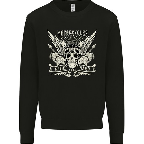 Moto Homme Femme idée Humour Drôle Motoriste Motarde Motard Sweat à Capuche
