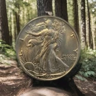 1943 50C Walking Liberty Half Dollar About Uncirculated