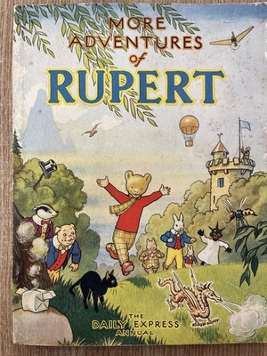MORE ADVENTURES OF RUPERT VINTAGE 1947 ANNUAL DAILY EXPRESS RUPERT THE BEAR BOOK