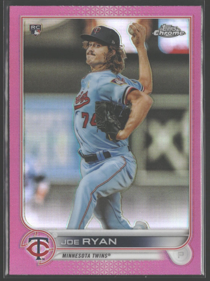 2022 Topps Chrome #48 Joe Ryan Pink Refractor