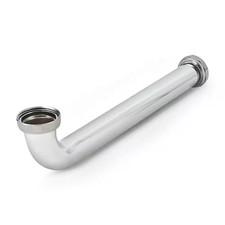 1-1/2 In. X 12 In. 22-Gauge Brass Slip Joint Waste Bend for Tubular Drain Applic