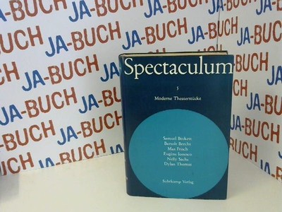 Spectaculum 5 -moderne Theaterstücke Achternbusch, Herbert, Dario Fo und Barrie 