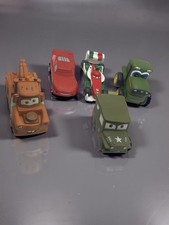 Disney Pixar Cars Lot Mater Luigi Guido Tractor Sarge 5pc