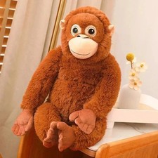 Punch Orangutan Djungelskog Brown Plush 26in Monkey Stuffed Animal Toy IKEA
